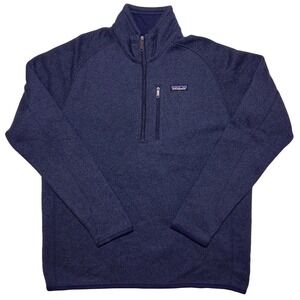 PATAGONIA Men's 1/2 Zip Better Sweater Pullover 25522 Blue Large L
